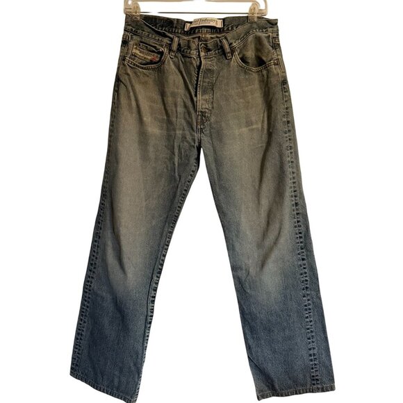 Diesel Industry Denim Division Men's Straight-Leg Jeans Size 34 Made In Italy - Picture 1 of 13